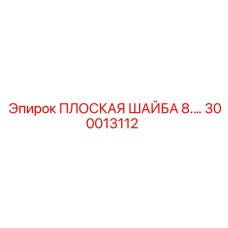 300013112 ПЛОСКАЯ ШАЙБА 8 Epiroc
