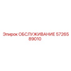 5726589010 ОБСЛУЖИВАНИЕ (Epiroc)