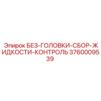 3760009539 БЕЗ-ГОЛОВКИ-СБОР-ЖИДКОСТИ-КОНТРОЛЬ Epiroc