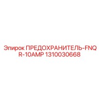 1310030668 ПРЕДОХРАНИТЕЛЬ-FNQR-10AMP Epiroc