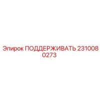 2310080273 ПОДДЕРЖИВАТЬ Epiroc