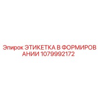 1079992172 ЭТИКЕТКА В ФОРМИРОВАНИИ Epiroc