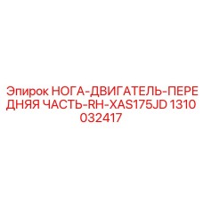 1310032417 НОГА-ДВИГАТЕЛЬ-ПЕРЕДНЯЯ ЧАСТЬ-RH-XAS175JD Эпирок