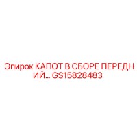 GS15828483 КАПОТ В СБОРЕ ПЕРЕДНИЙ Epiroc