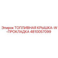 4810057099 ТОПЛИВНАЯ КРЫШКА-W-ПРОКЛАДКА Epiroc