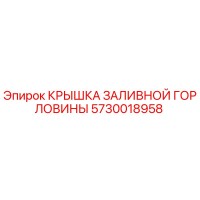 5730018958 КРЫШКА ЗАЛИВНОЙ ГОРЛОВИНЫ Epiroc