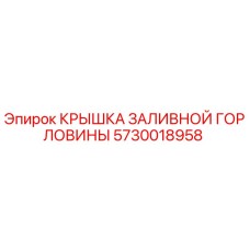5730018958 КРЫШКА ЗАЛИВНОЙ ГОРЛОВИНЫ Epiroc