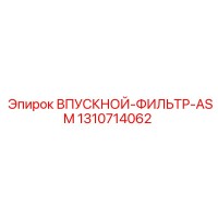 1310714062 ВПУСКНОЙ-ФИЛЬТР-ASM Epiroc