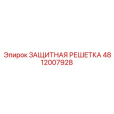4812007928 ЗАЩИТНАЯ РЕШЕТКА | Epiroc