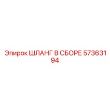 57363194 ШЛАНГ В СБОРЕ Epiroc