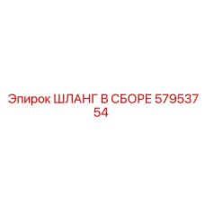 57953754 ШЛАНГ В СБОРЕ Epiroc