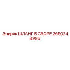 2650248996 Шланг в сборе Эпирок