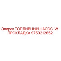 9753212852 ТОПЛИВНЫЙ НАСОС-W-ПРОКЛАДКА Epiroc