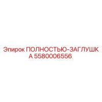 5580006556 ПОЛНОСТЬЮ-ЗАГЛУШКА Epiroc