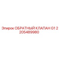 2205489980 ОБРАТНЫЙ КЛАПАН G1 Epiroc