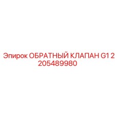 2205489980 ОБРАТНЫЙ КЛАПАН G1 Epiroc