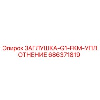 686371819 ЗАГЛУШКА-G1-FKM-УПЛОТНЕНИЕ Epiroc