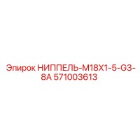 571003613 НИППЕЛЬ-M18X1-5-G3-8A Epiroc