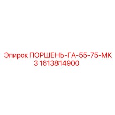 1613814900 ПОРШЕНЬ-ГА-55-75-МК3 Epiroc