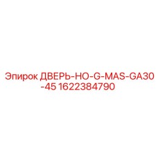 1622384790 ДВЕРЬ-НО-G-MAS-GA30-45 Epiroc