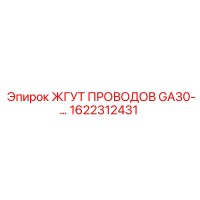 1622312431 ЖГУТ ПРОВОДОВ GA30 Epiroc