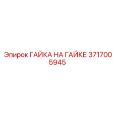 3717005945 ГАЙКА НА ГАЙКЕ Epiroc