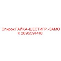 2695591418 ГАЙКА-ШЕСТИГР.-ЗАМОК Epiroc