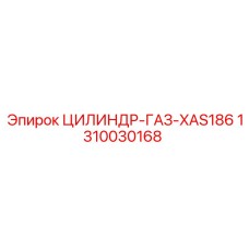 1310030168 ЦИЛИНДР-ГАЗ-XAS186 Epiroc