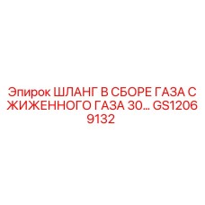 GS12069132 ШЛАНГ В СБОРЕ ГАЗА СЖИЖЕННОГО ГАЗА 30… Epiroc