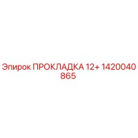 1420040865 ПРОКЛАДКА 12+ Epiroc