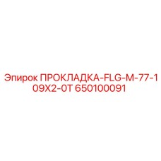 650100091 ПРОКЛАДКА-FLG-M-77-109X2-0T Epiroc