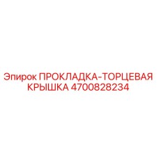 4700828234 ПРОКЛАДКА-ТОРЦЕВАЯ КРЫШКА Epiroc