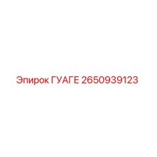 2650939123 ГУАГЕ Epiroc