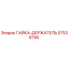 57538795 ГАЙКА-ДЕРЖАТЕЛЬ Эпирок
