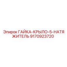 9170923720 ГАЙКА-КРЫЛО-5-НАТЯЖИТЕЛЬ Epiroc