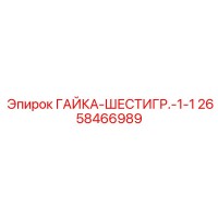 2658466989 ГАЙКА-ШЕСТИГР.-1-1 Epiroc