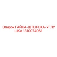 1310074061 ГАЙКА-ШТЫРЬКА-УГЛУШКА Epiroc