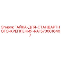 5730016407 ГАЙКА ДЛЯ СТАНДАРТНОГО КРЕПЛЕНИЯ RAI Epiroc