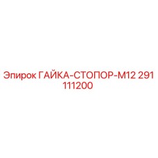 291111200 ГАЙКА-СТОПОР-M12 Epiroc