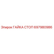 697980986 ГАЙКА СТОП Epiroc