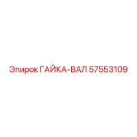 57553109 ГАЙКА-ВАЛ Эпирок