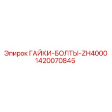 1420070845 ГАЙКИ-БОЛТЫ-ZH4000 Epiroc