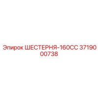3719000738 ШЕСТЕРНЯ-160CC Epiroc