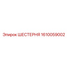 1610059002 ШЕСТЕРНЯ Epiroc