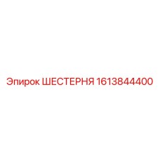 1613844400 ШЕСТЕРНЯ Epiroc