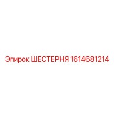 1614681214 ШЕСТЕРНЯ Epiroc