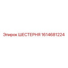 1614681224 ШЕСТЕРНЯ Epiroc