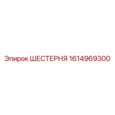 1614969300 ШЕСТЕРНЯ Epiroc