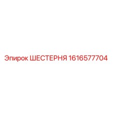 1616577704 ШЕСТЕРНЯ Epiroc
