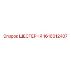 1616612407 ШЕСТЕРНЯ Epiroc